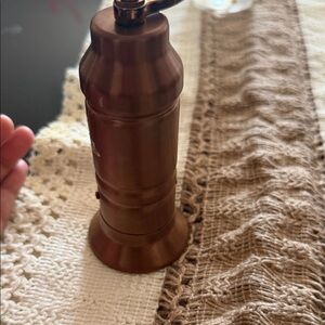 Hearth and hand Vintage Copper Pepper Grinder small size